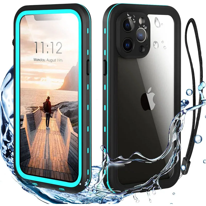 Водонепроницаемый чехол с изображением Красного перца для iPhone 11 12 13 14 15 Pro Max Plus Mini X XR XS Max, водный чехол для дайвинга