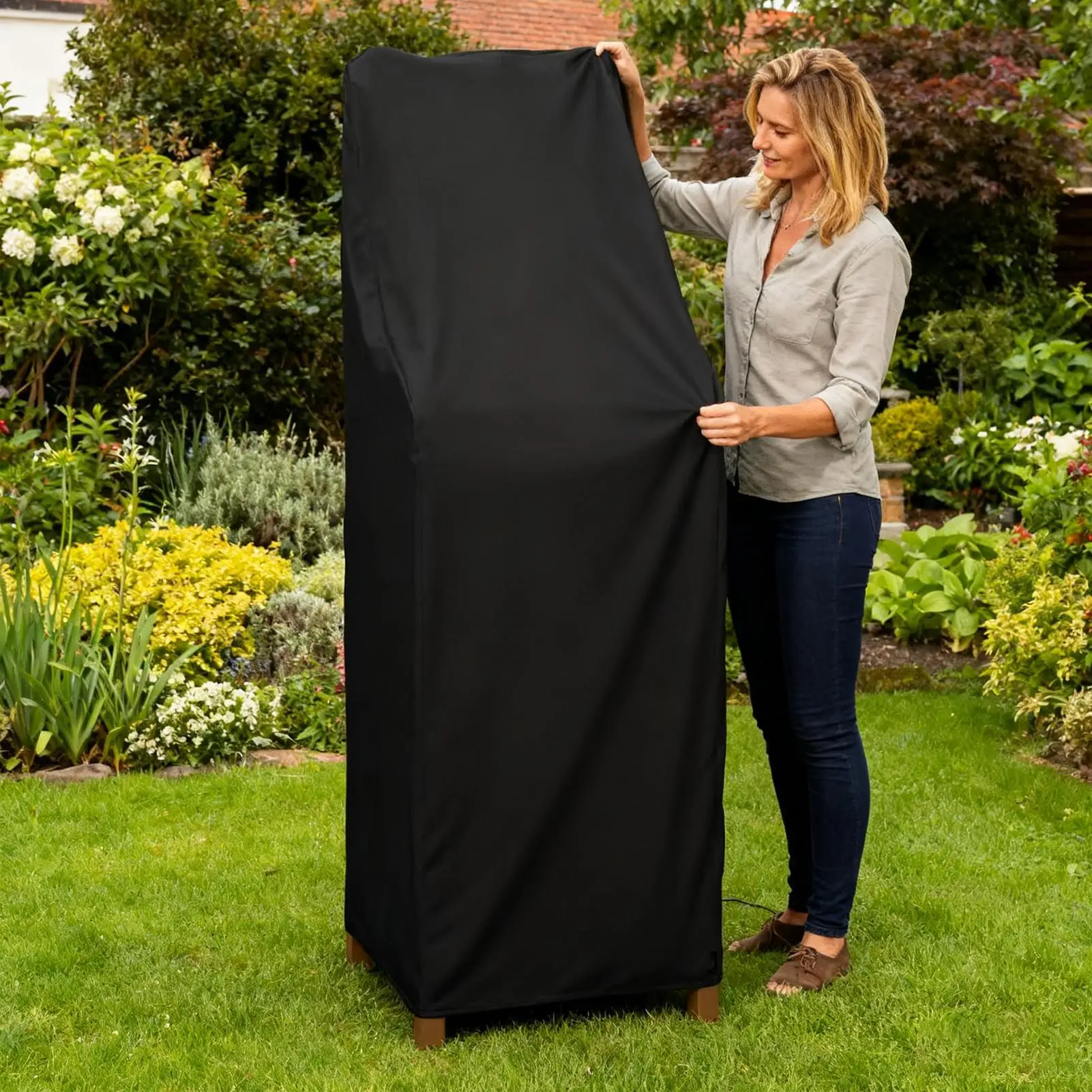 Waterproof Heavy Duty Outdoor Garden Chair Cover in Durable Oxford Cloth