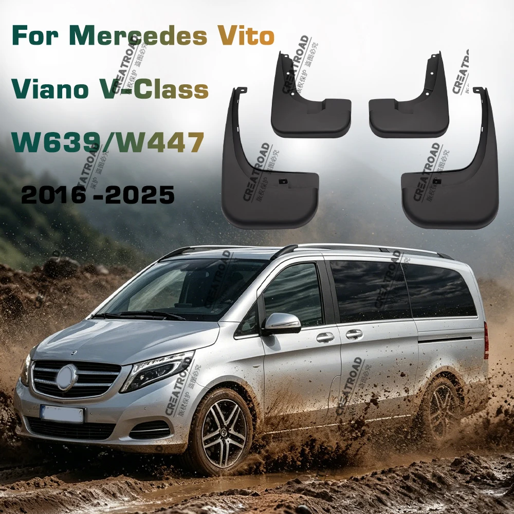 Für Mercedes Benz Vito Viano V-Klasse W639 W447 Kotflügel Schmutzfänger Spritzschutz
