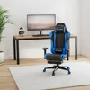 Gaming Chair with Footrest, Ergonomic Computer Game Desk Chair, Reclining Gamer Chair Seat Height Adjustment, Swivel Rocker 2