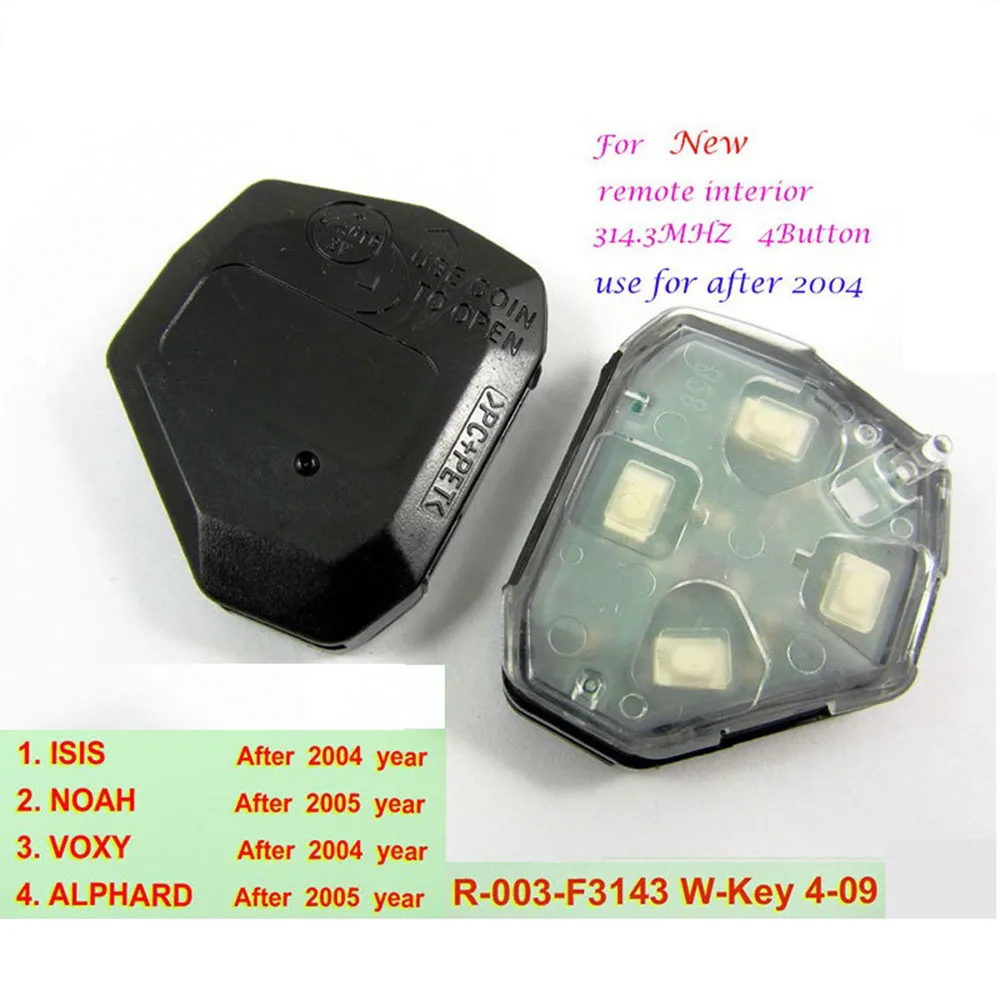 VOXY alphardd 2004   ڵ  ׸ 4 ư 314.3MHZ,R-003-F3143 4-09  