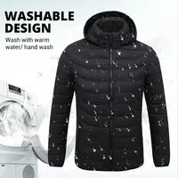 Heated Jacket 21 Areas Winter Men's Women Motorcycle Jacket Usb Electric Heating Padded Coat Heated Vest Moto Thermal Ski Suit 2