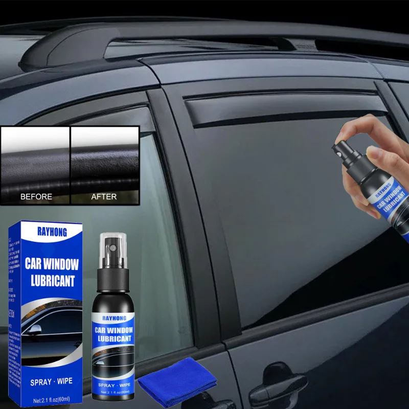

60ml Window Lubricant Universal Car Products Rubber Door Rubber Strip Car Softening Maintenance Eliminates Noise