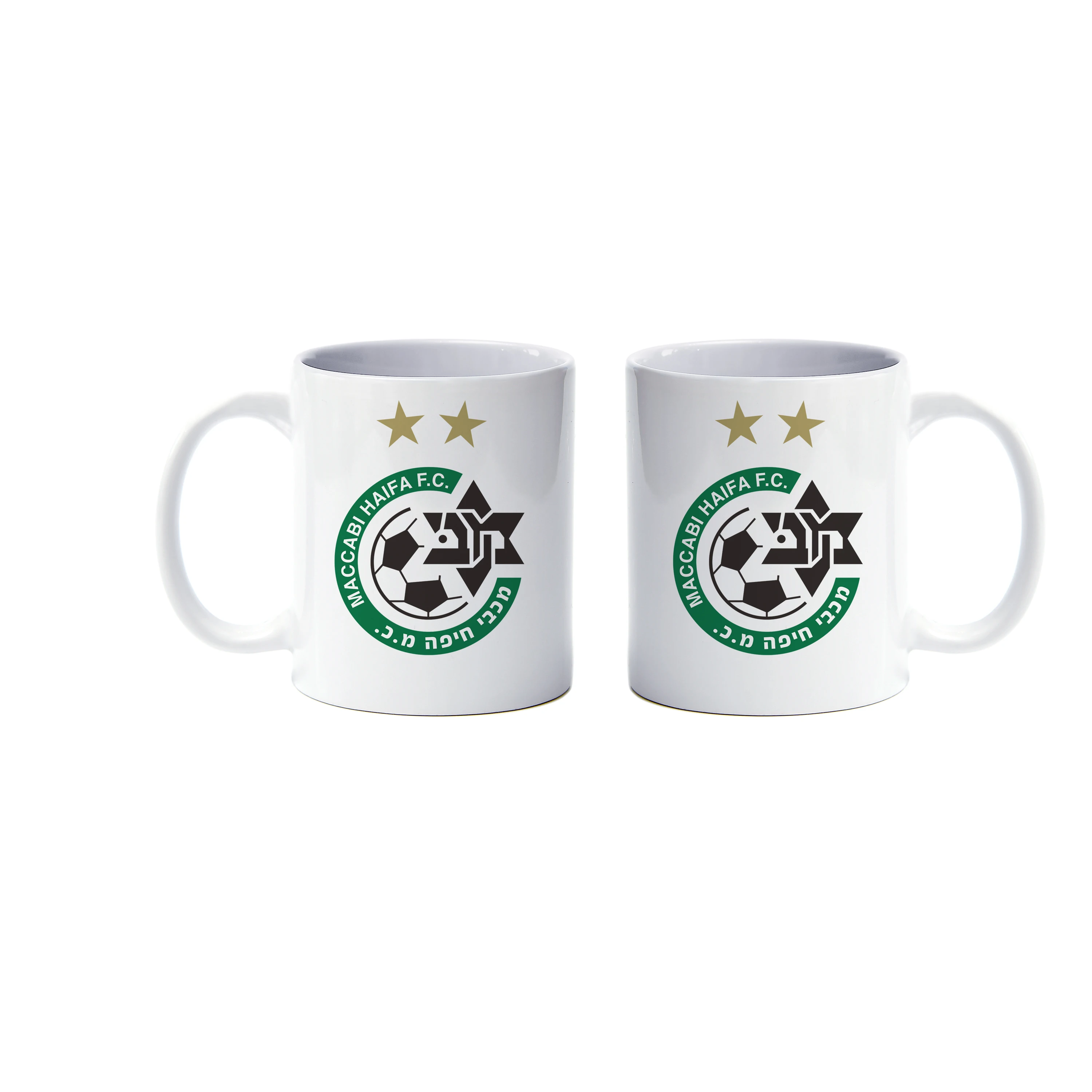 a cup DIY Israel Maccabi Haifa Coffee Mug 11oz Fun Ceramic Coffee Tea Cocoa Cup Handle Tea Cup Drink Cup Drinkware luxury