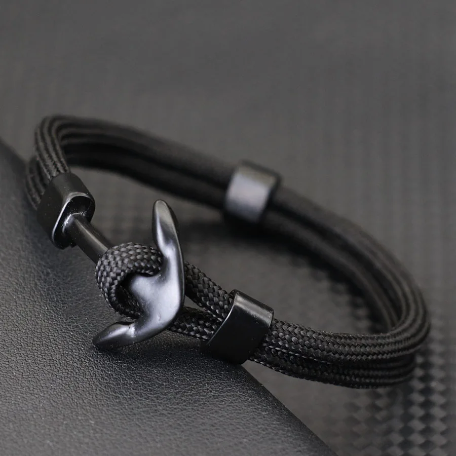 Paracord Anchor Bracelet for Men Outdoor Camping