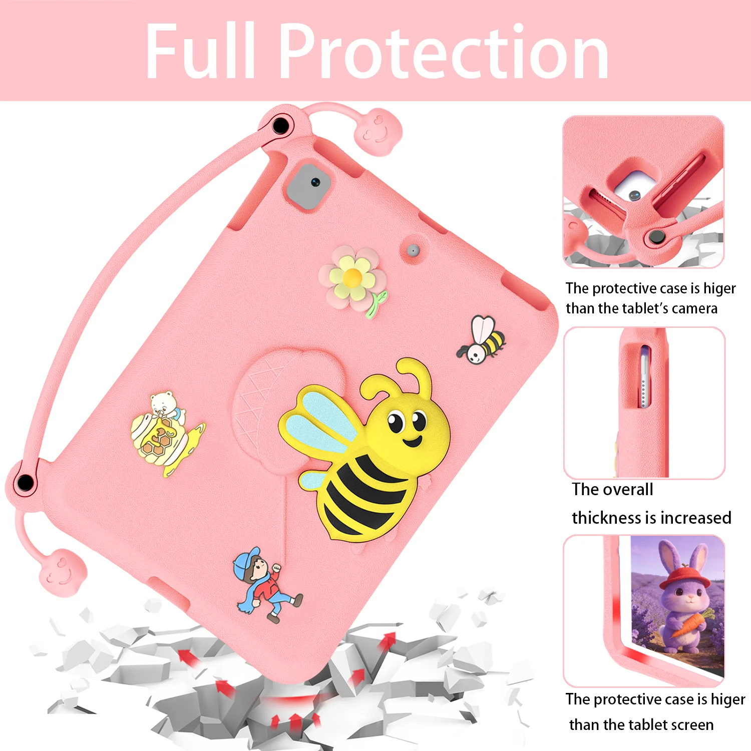 Colorful Shockproof Kids Tablet Cover