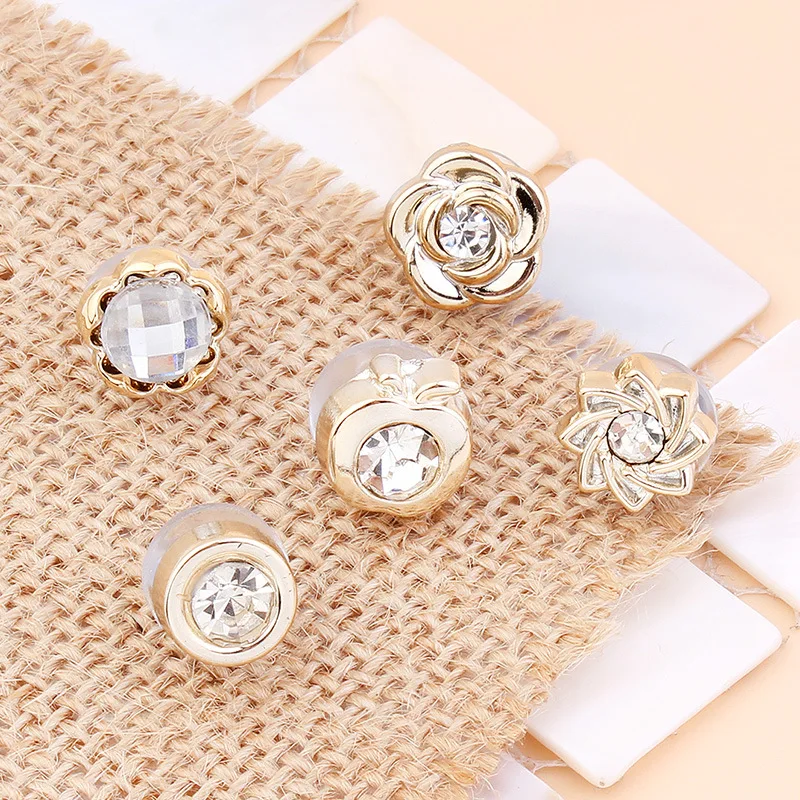 Broche De Perlas, 10 Unidades, Broches Con Diamantes De Imit | Cuotas