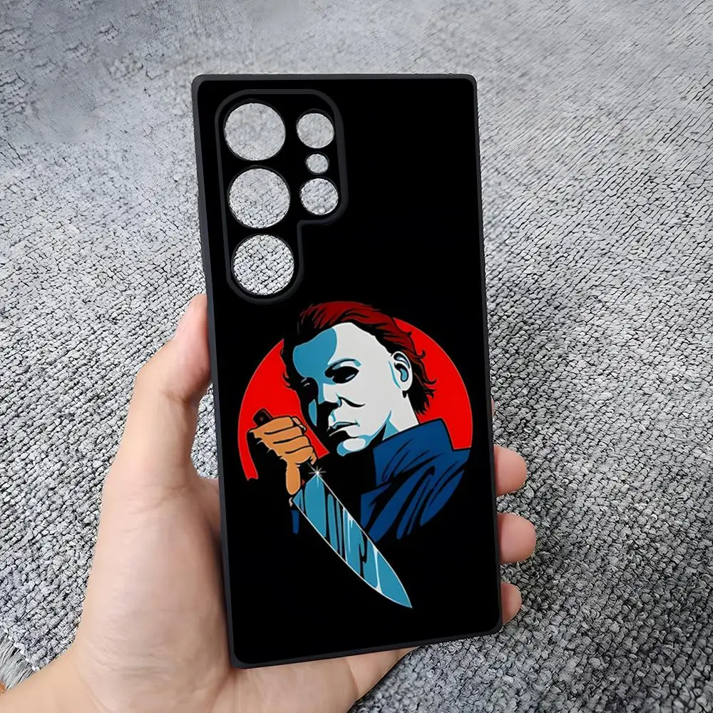Enhanced Halloween Horror Shockproof Phone Case - Soft Protective Cover with Michael Myers Design