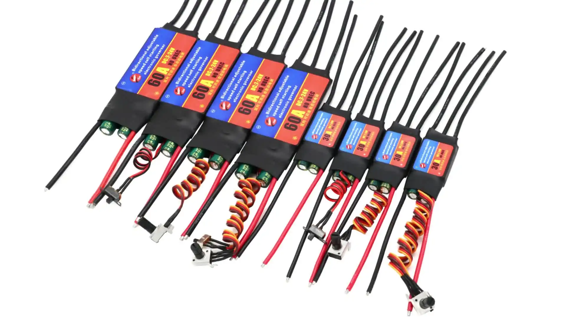 Acheter GTSKYTENRC ESC bidirectionnel sans balais 40A pour voiture télécommandée/bateau/navire télécommandé hélice sous-marine pneumatique