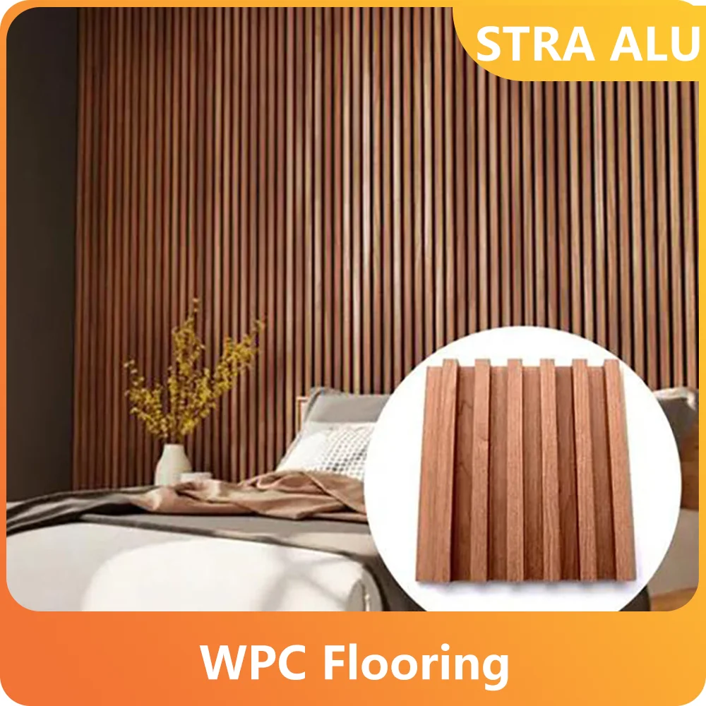 WPC Wall Panel Waterproof PVC Cladding Eco-Friendly Board Indoor/Outdoor Easy Installation Lightweight Wall Decor outdoor wall panel