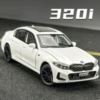1:32 BMW 320i THE 3 2023 Alloy Diecasts & Toy Vehicles Metal Toy Car Model Sound and light Collection Kids Toy 1