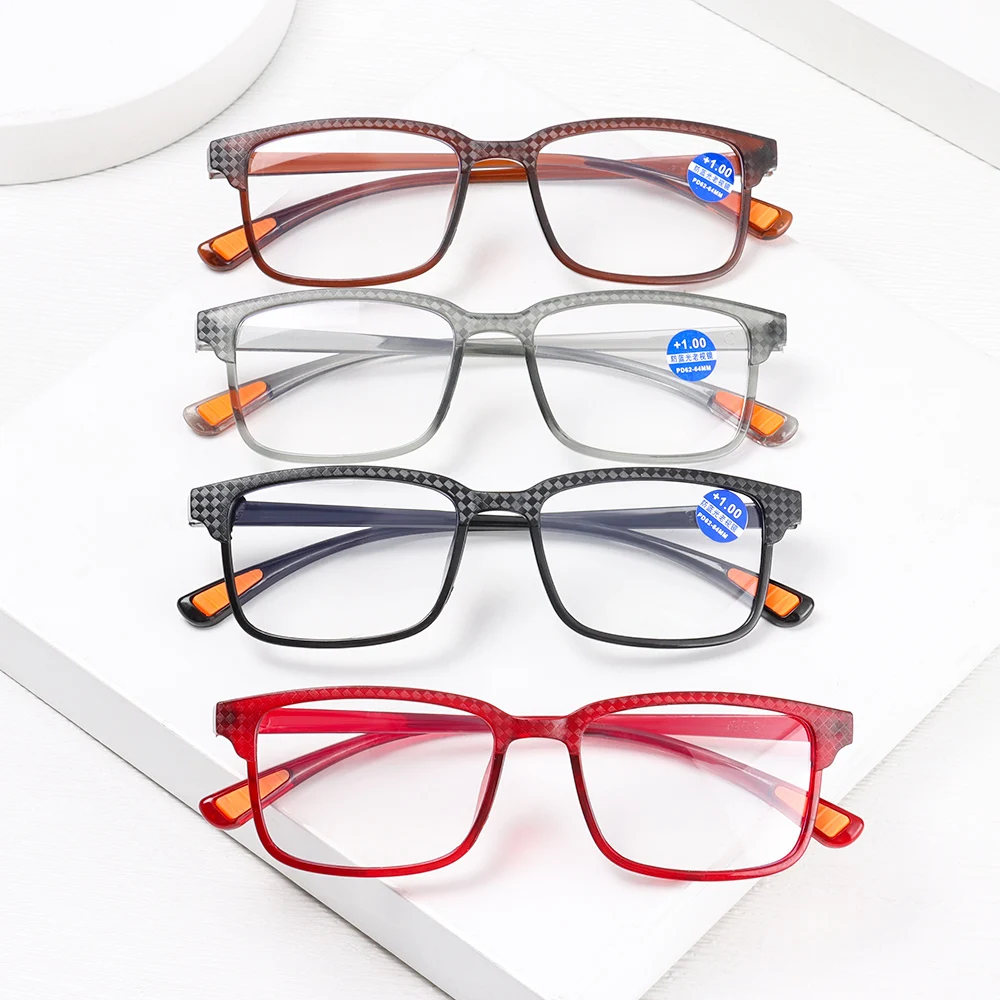 Vintage Matte Square Ultralight Anti Blue Light Reading Eyeglasses