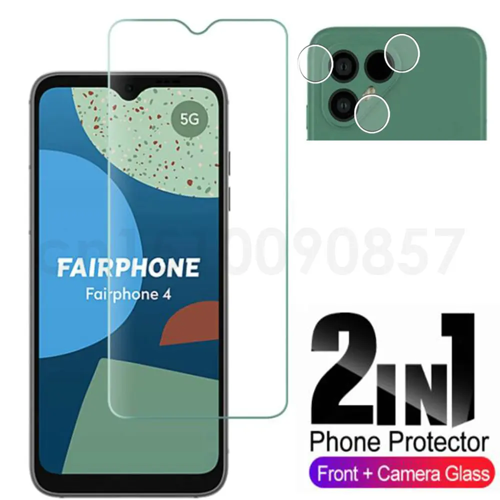 Vetro Temperato 2.5D 9H Per Fairphone 4 Screen Protector Glass On Per Fairphone 4 Soft Camera Lens Protector