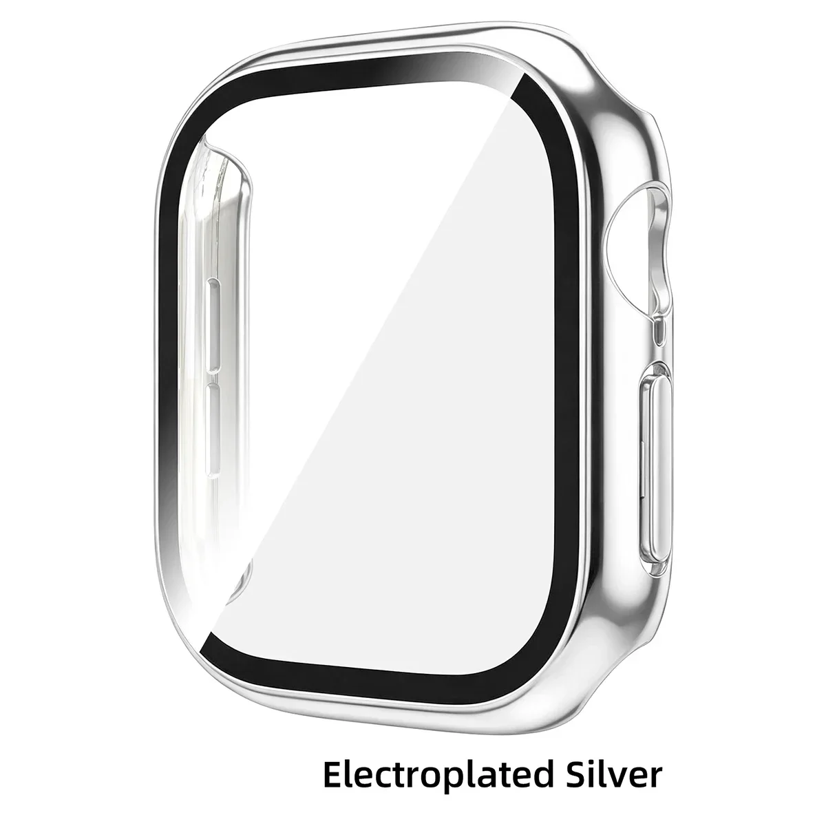Premium Tempered Glass and Protective Case for Apple Watch - Screen Protector Cover and Case Combo