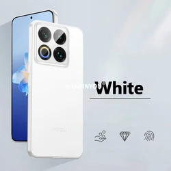 Ultra Thin Translucent Matte Phone Case - Anti - Fingerprint Lightweight Protector for Meizu 20 (White)
