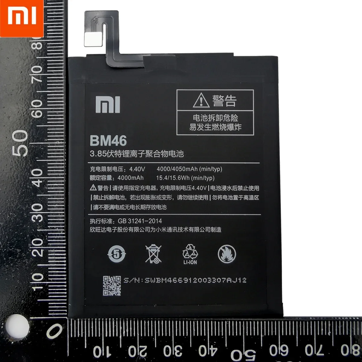 Xiao Mi Original BM46 Battery Full 4050mAh For Xiaomi Redmi Note 3 Note3 Pro Batteria Replacement Phone Batteries Free Tools