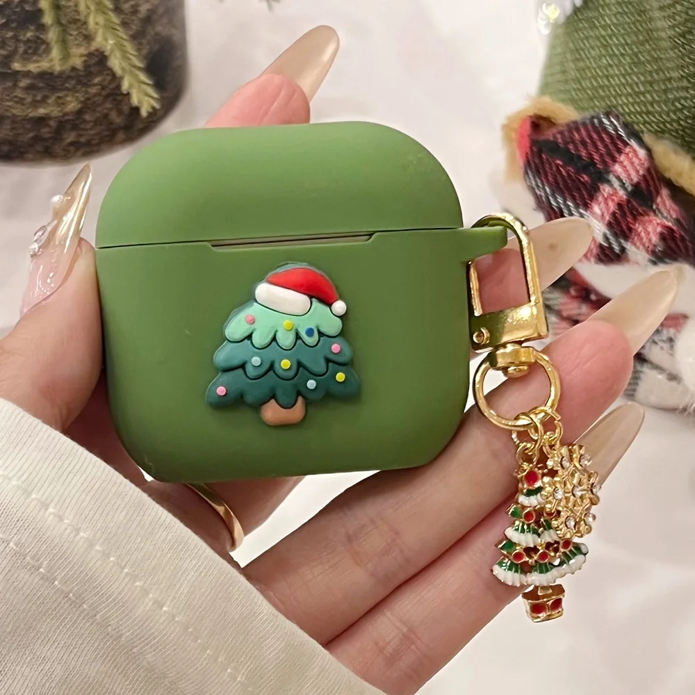 Green Silicone AirPods Case for Pro and Standard Models