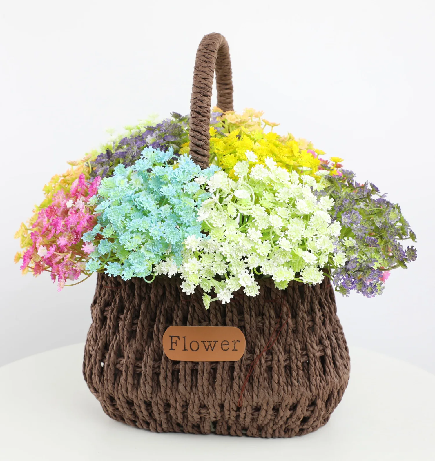

6Pc/Bunch Artificial Flowers Gypsophila Bouquet Birthday Party Wedding Bridal Bouquet Baby's Breath Flower Arrangement Home Deco
