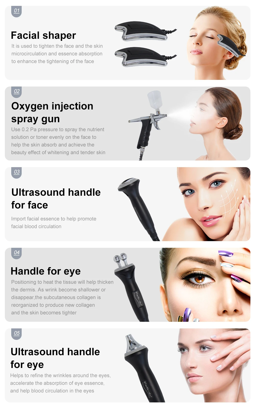 12 in 1 Water Oxygen Hydro Machine Face Lifting Deep Cleaning Dermabrasion Aqua Peeling Machine Skin Rejuvenation Small Bubble