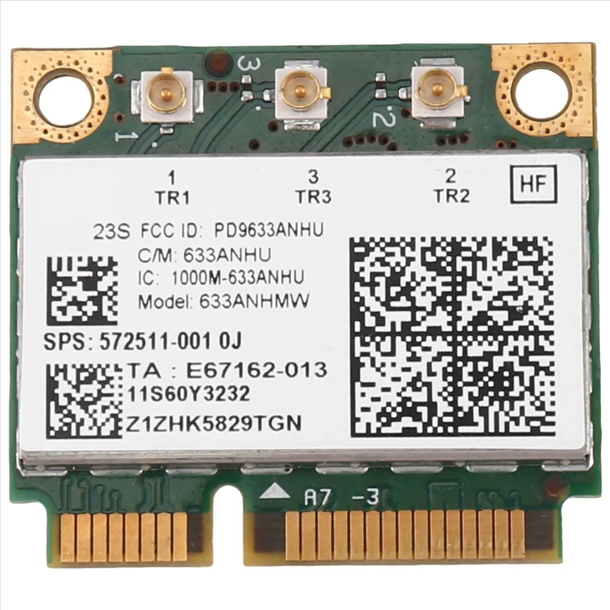 스테이블- 6300AGN 633ANHMW 무선 와이파이 카드 미니 Pcie 카드 802.11A/G/N 2.4G+5.0 Ghz 레노버 씽크패드 T410 T420 T430 X220 Y460용