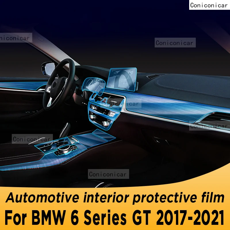 Per Bmw Serie 6 Gran Turismo Pannello Cambio Navigazione Schermo Interno Automobilistico Pellicola Protettiva Tpu Adesivo Antigraffio
