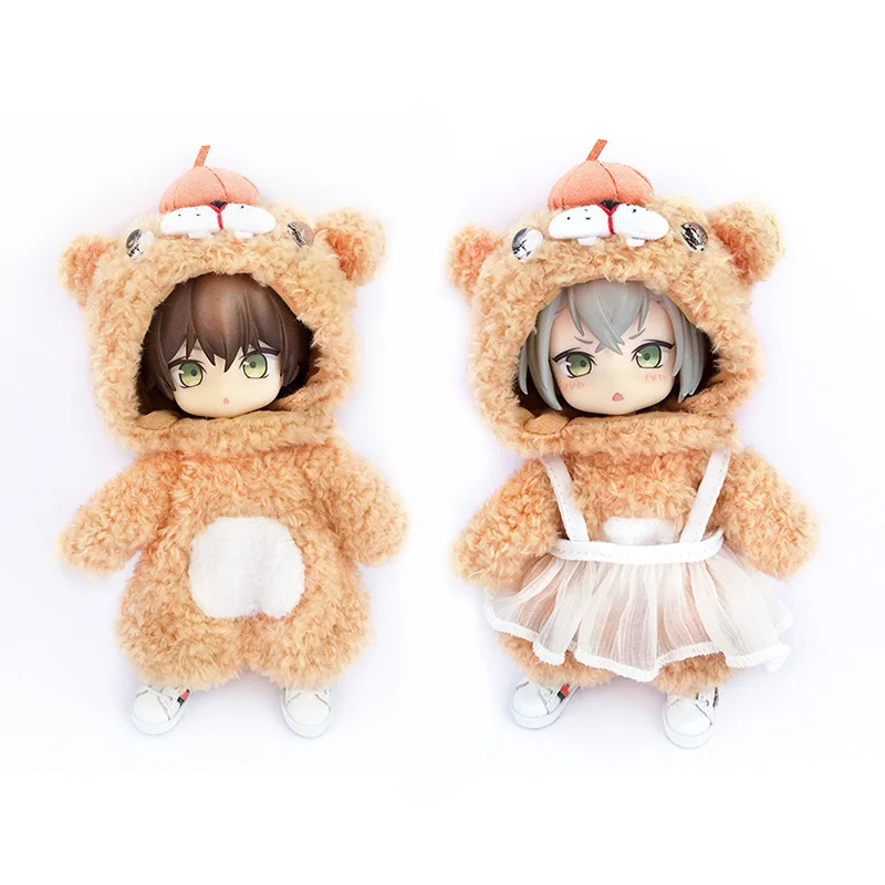 Cute Dinosaur Animal Monster Doll Clothes Fox Tiger Doll Clothing Accessories For Dod,Ob11,Obitsu 11,Molly, Gsc,1/12 Bjd Doll 6