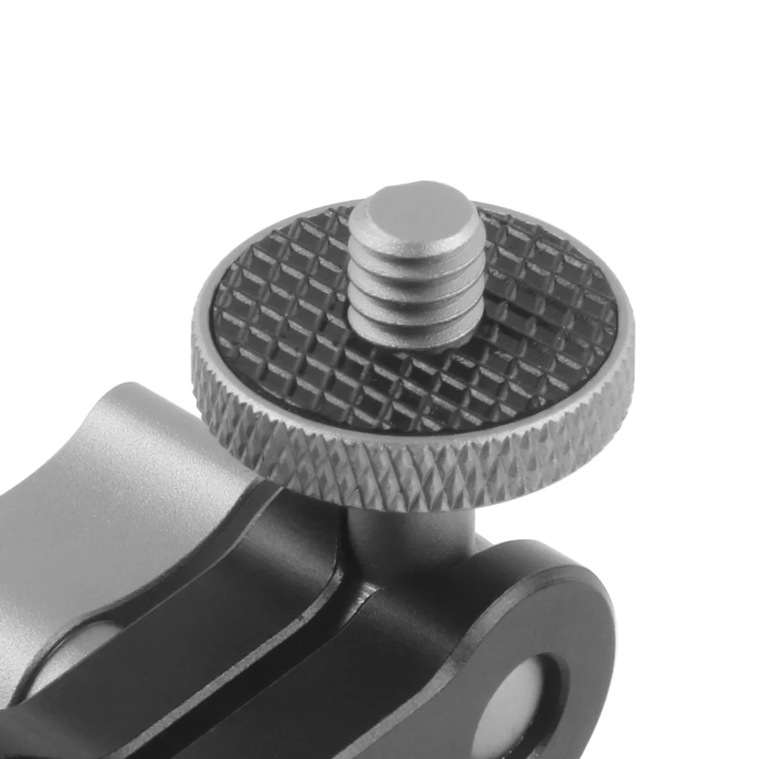 Description Picture 5 of itemDouble Ball head Magic Arm 1/4 inch Screw CNC for SLR Camera Tripod Cage Rig LED Video Light Microphone Field Monitor Load 1.5kg