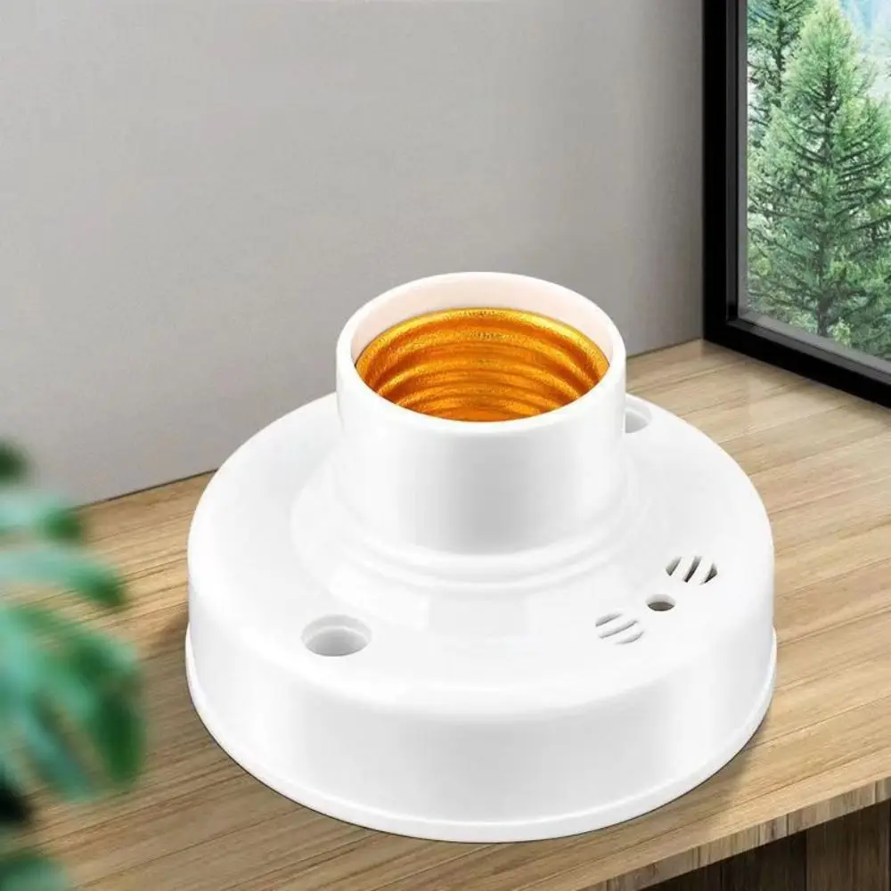 E27 Screw Sensor Lamp Base Sound Voice Control Delay Switch Light Socket Adapter AC220V Lighting Accessories LED Bulb Holder