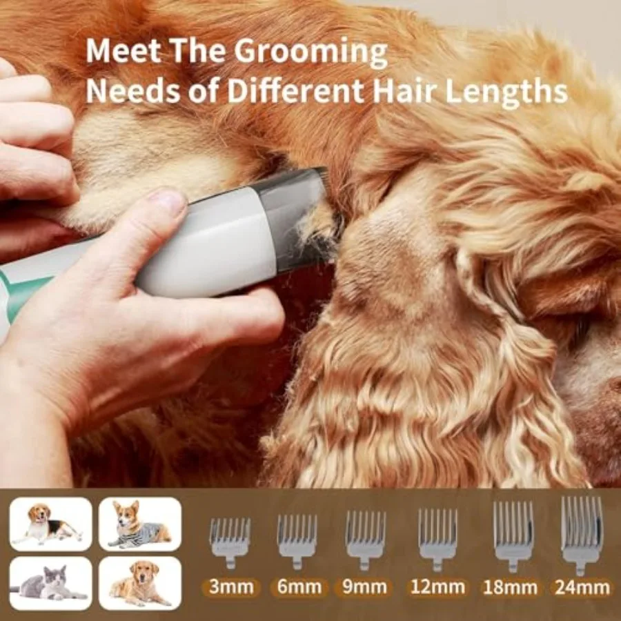 Pet Grooming Vacuum Kit 4
