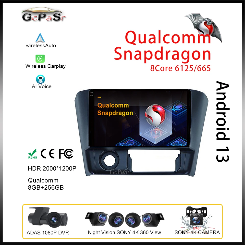 

Qualcomm Android Carplay For Mitsubishi Lancer 2008 Left Hand Drive Radio Multimedia Video Player Navigation Video No 2din DVD