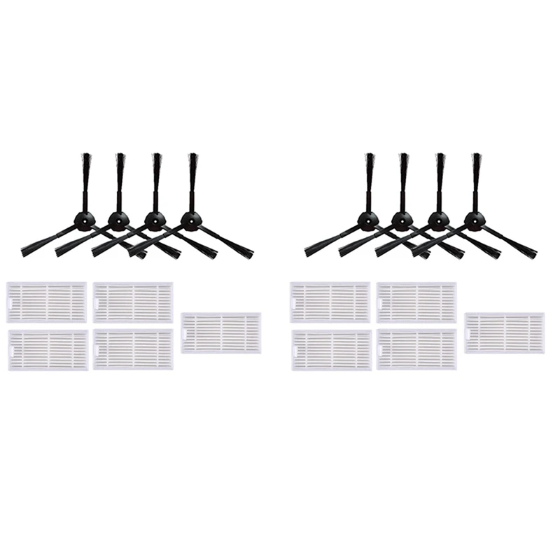 

2 Set Sponge Hepa Filter Side Brush Robot Vacuum Cleaner Parts For Ilife V55 V50 V5 V5S V3 V3S V50 Pro X5 Accessories