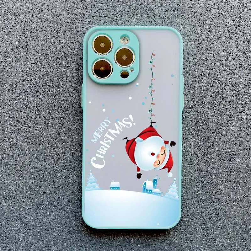 Festive Winter Snow Scene Shockproof Phone Case - Durable Hard Cover s