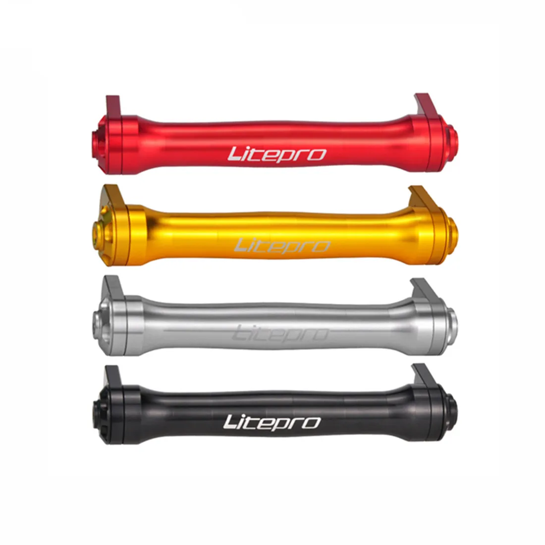 JKLapin Litepro Folding Bike Easywheel Extension Rod Telescopic Bar Bicycle Alloy Easy Wheel Rear Cargo Rack For Brompton bicycle auxiliary wheels bike cargo rack parts