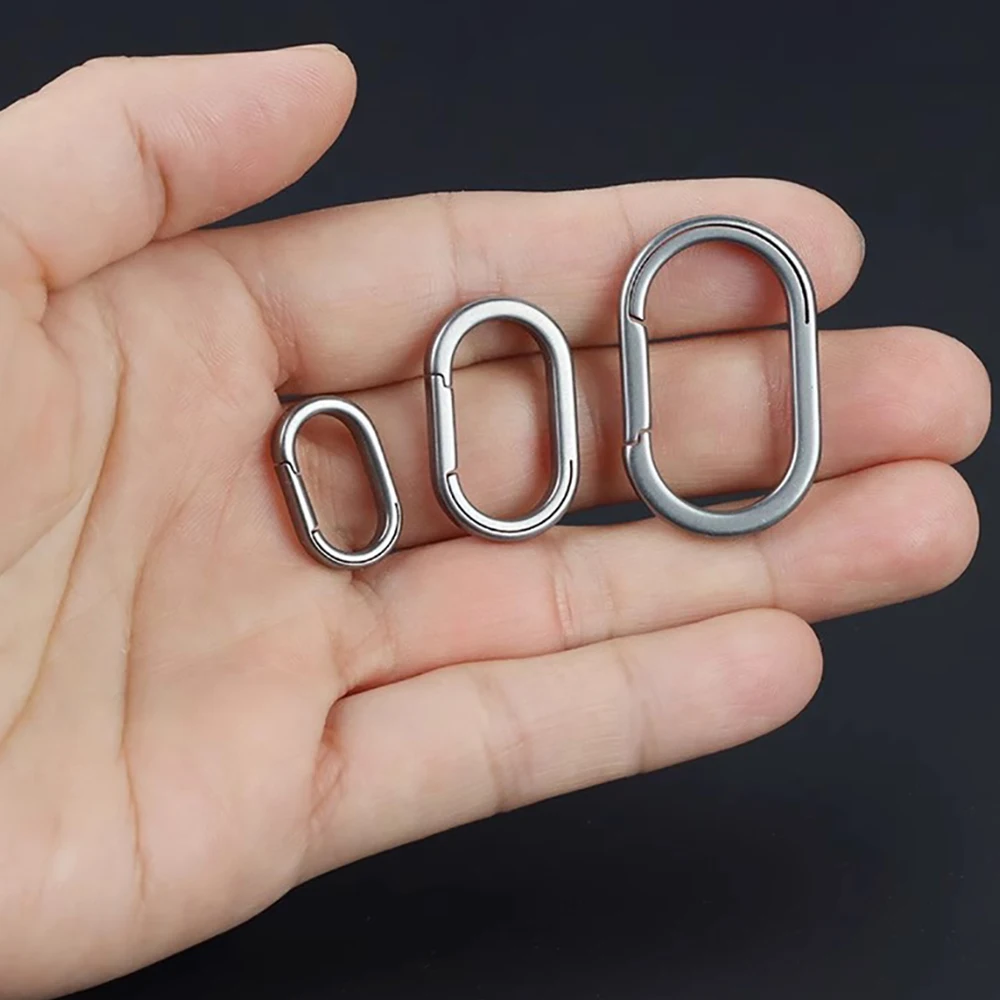 Titanium Alloy Quickdraw Keychain - Lightweight EDC Carabiner