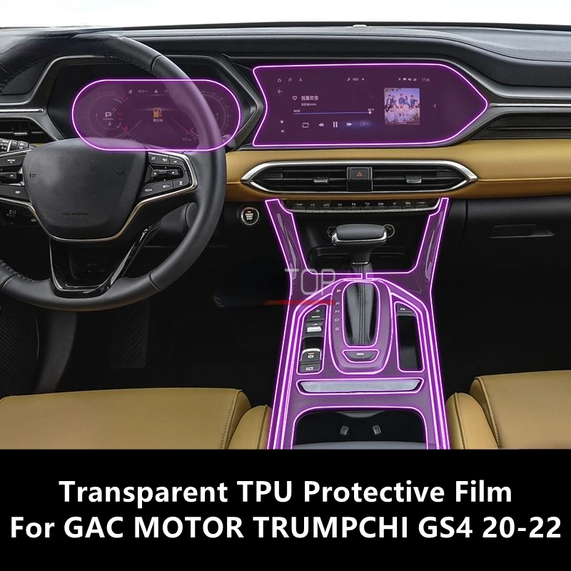 Para GAC MOTOR TRUMPCHI GS4 20-22 Interior del coche consola central ...