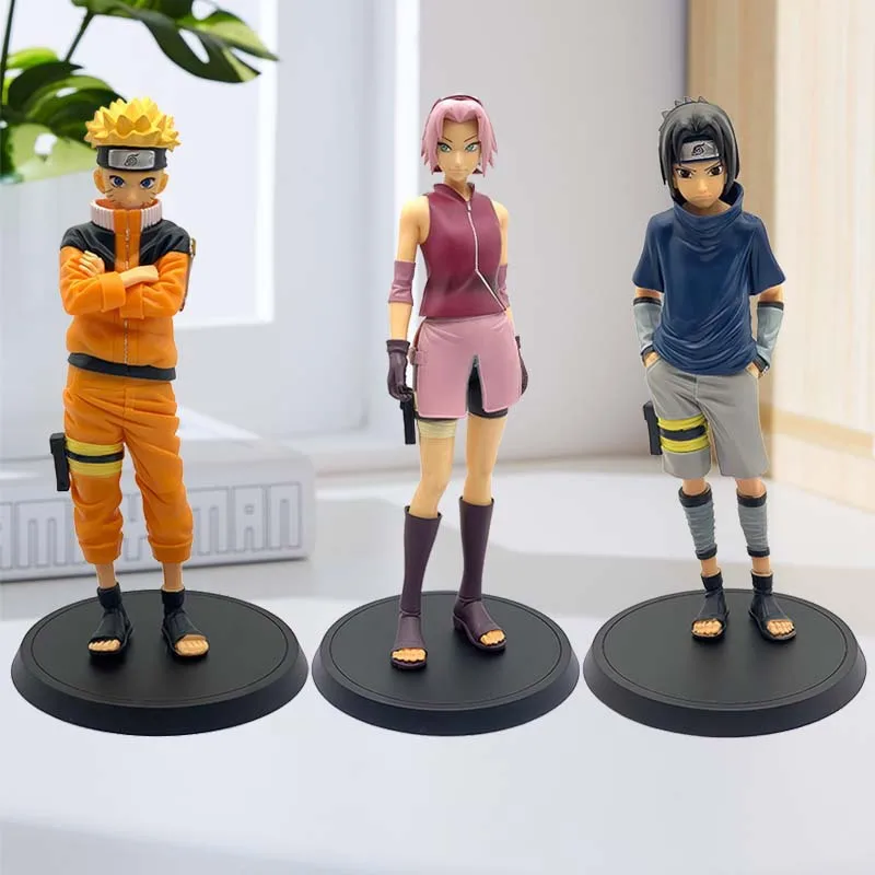 Trendy Naruto Peripheral Figurine Set: Iconic Character Desktop Ornaments and Gifts