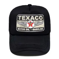 Punk Unisex Vintage Texaco Sign Trucker Hat Adult Adjustable Baseball Cap for Men Women 2023 Summer Hip Hop Snapback Caps 2