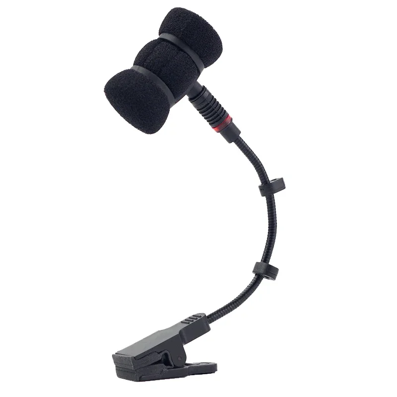 Universal Condenser Microphone Clip for Wind Instruments