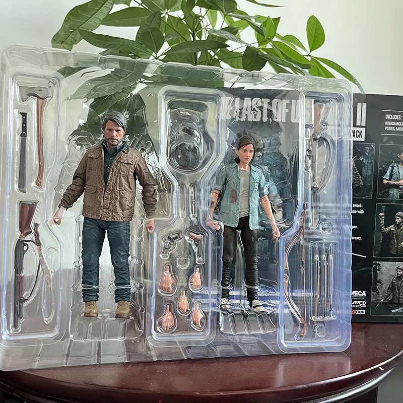 Dented box) NECA The Last of Us 2 Joel & Ellie (2 Figure Set