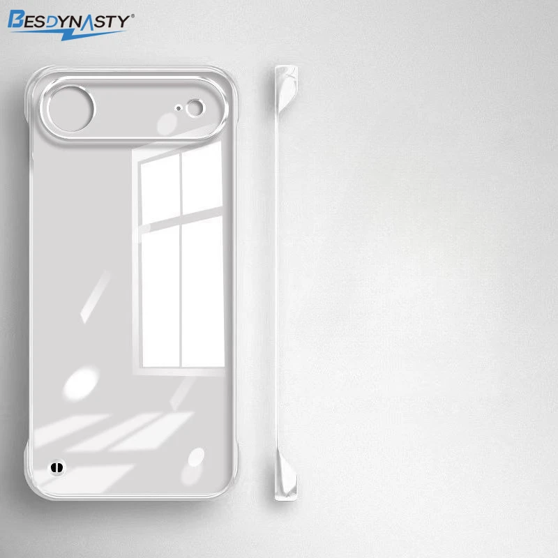 Sleek Shockproof Transparent Phone Case - Ultra Thin Frameless Design