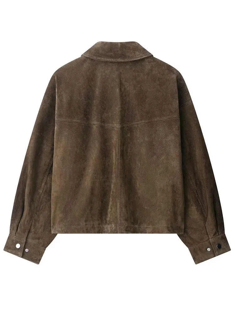 Women Leather Jacket 2025 New Spring Fashion Long Sleeve Zipper Coat  Female High Street OuterwearLong Sleeve New Jackets ﻿