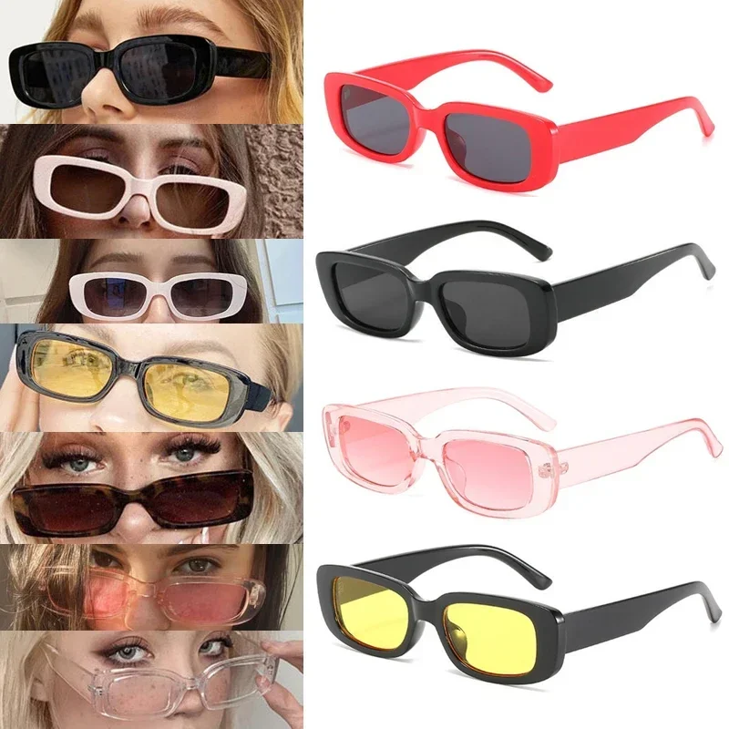 Sunglasses Oval Vintage Stylish Men's Women's Sunglasses Retro Brand Designer Goggles Shades Antiglare Eyewear Car Accessories