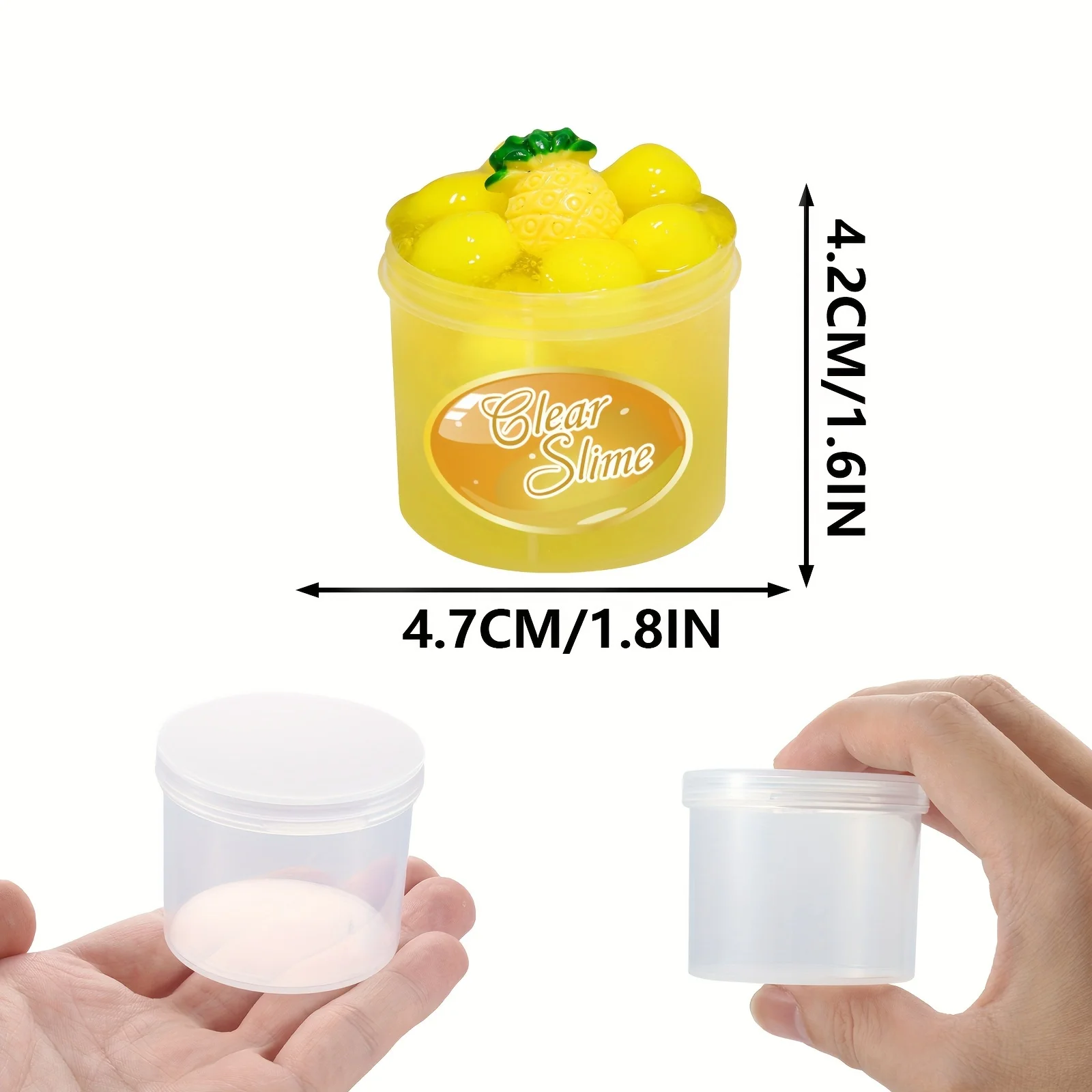 Slime Kit Fluffy Slime 70ML Butter Slime Set Marshmallow Fruit Slime Super Soft Stretchy And Non-sticky Clay Light Plasticine Putty Playdough gift Toys