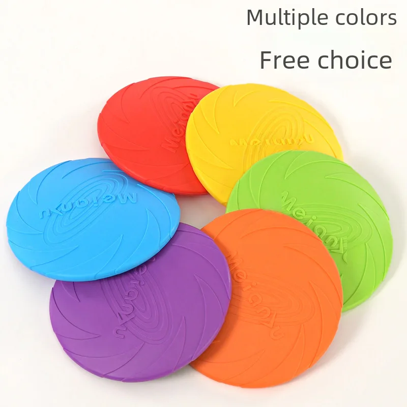 15/18/22cm Multicolor Dog Frisbeed Toy Pet Dog Outdoor Game Flying Discs Trainning Interactive Toys Bite Resistant Flying Disc P
