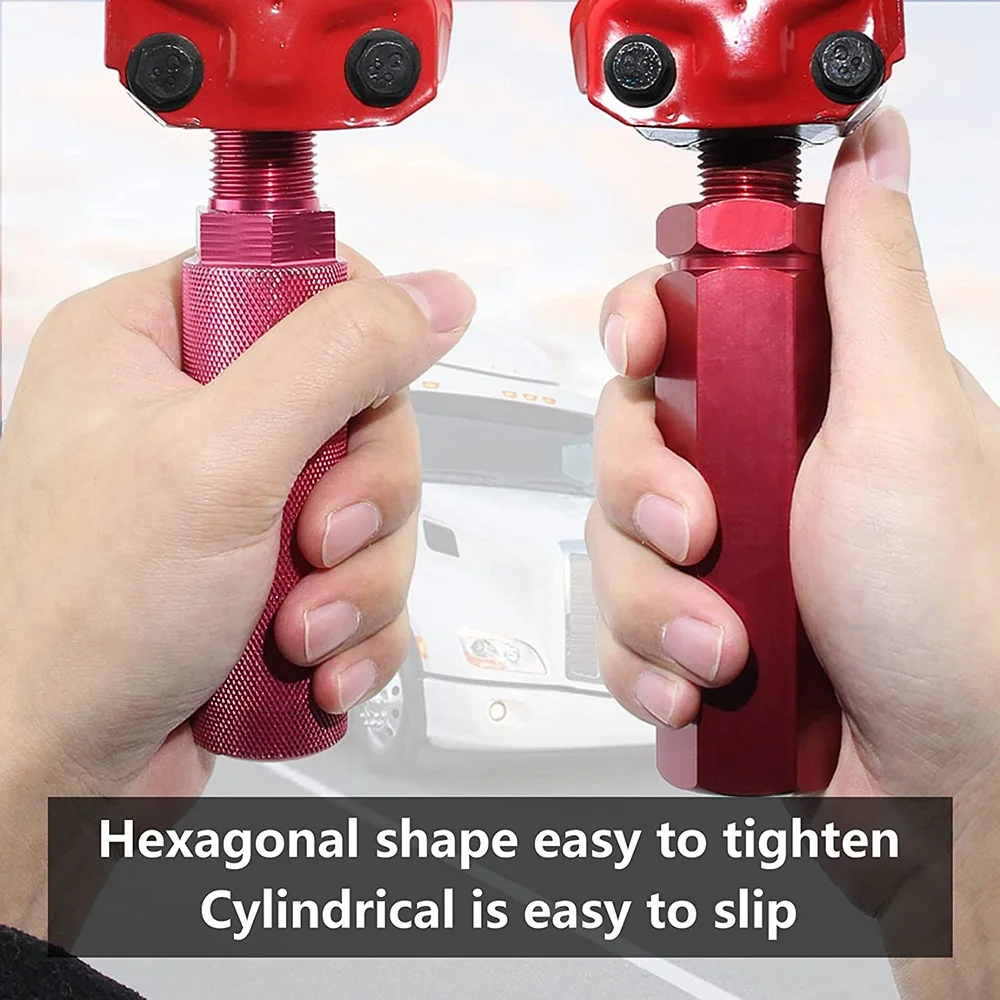 Glad Hands Grips, Gladhand Handle Set for Truck Trailers Service & Emergency Brake Air Hose Easier Coupleling 1 Pair
