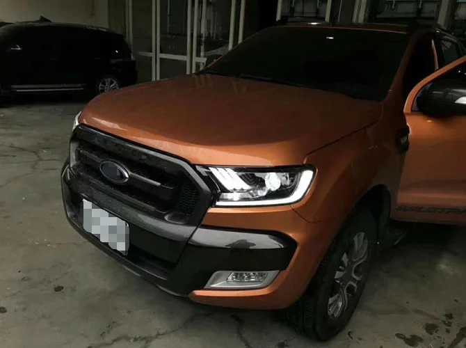 Car Styling for Ford Everest& Ranger Headlights-Turn Signal LED Headlight DRL Auto Accessories customcustom