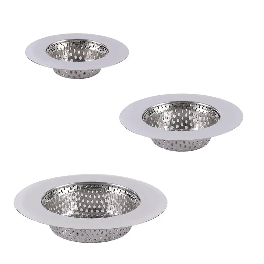 Stainless Steel Sink Filter Bathtub Drain Plug Anti-blocking Strainer Every Other Residue Bathroom Tools