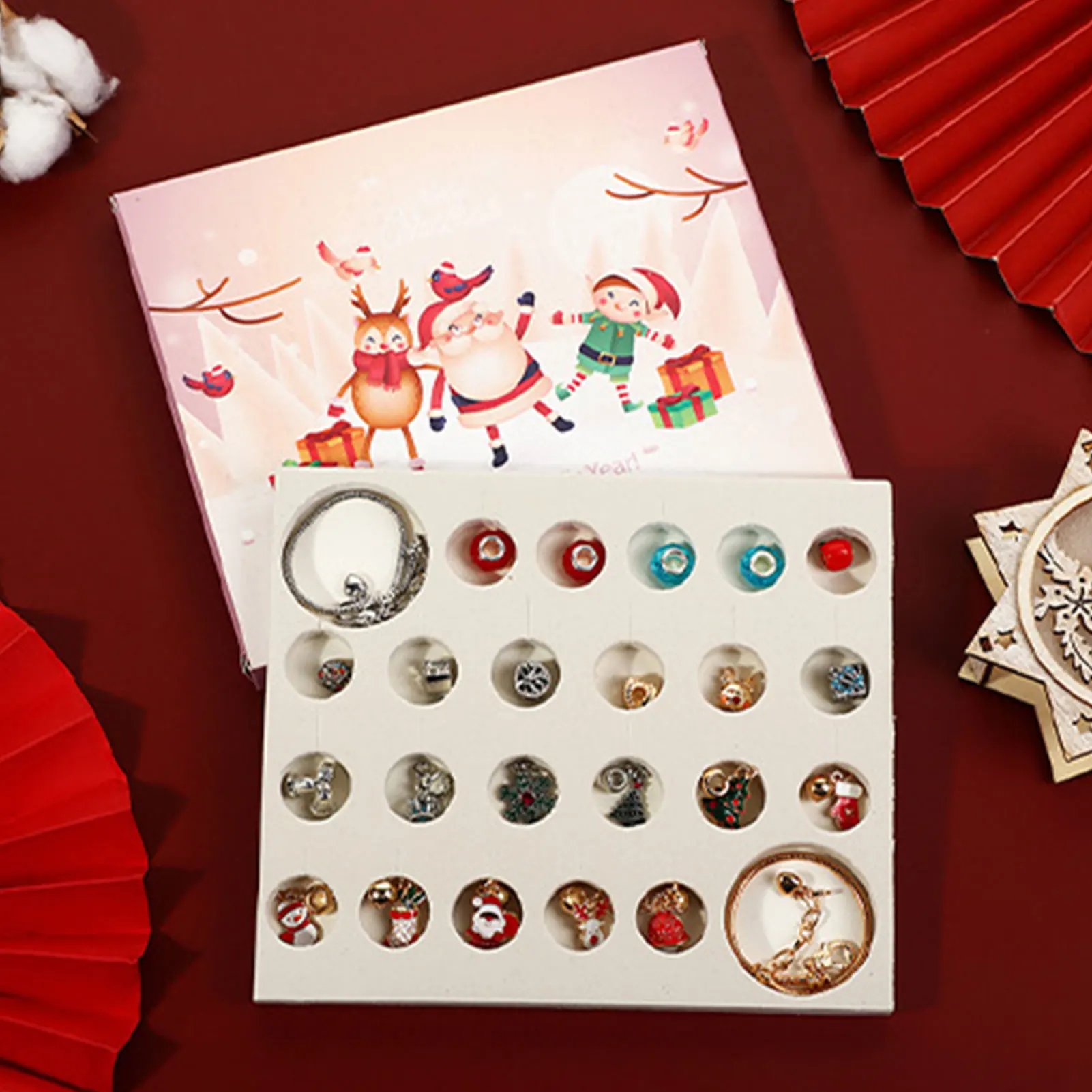 Countdown Calendar Jewelry Christmas Advent Calendar Bracelets For Girls Christmas Advent Countdown Calendars Jewelry