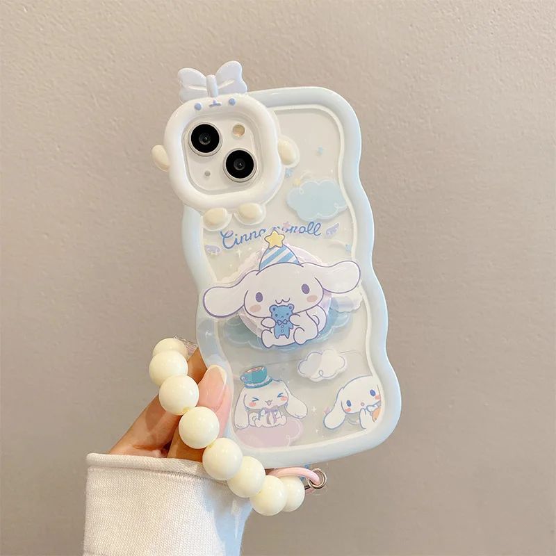 

Cinnamoroll Kawaii Anime Sanrio Phone Case Cute Cartoon Suitable for iphone14 13 12Promax Soft Protection Cover Toys for Girls