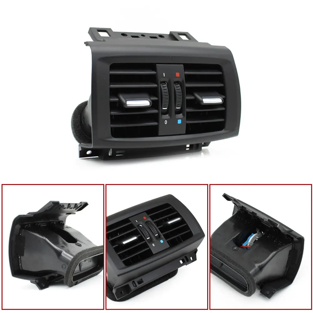 Car Rear Air Ventilation Ac Vent Outlet Grille Panel Cover Assembly Replacement For BMW X3 X4 F25 F26 2010- 64229200888